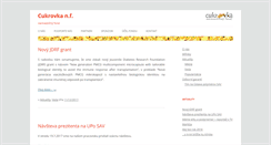 Desktop Screenshot of cukrovkanf.sk